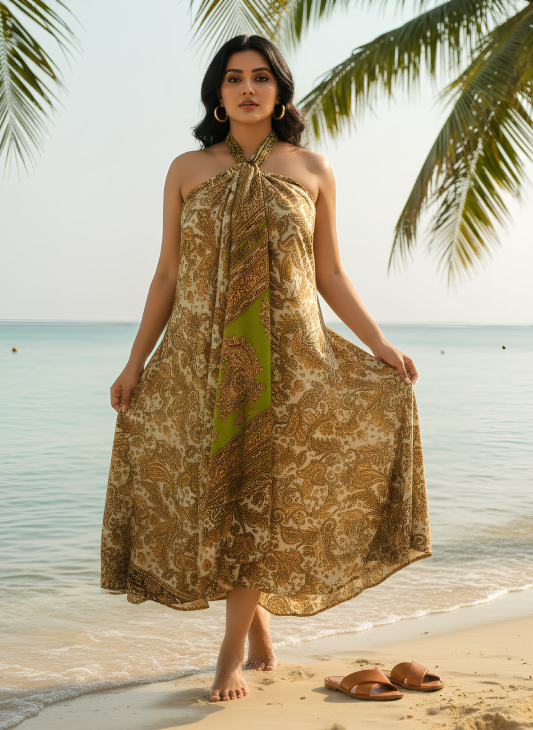 WRAP SET DUO- WRAPSKIRT/DRESS WITH WRAP TOP (style 1)