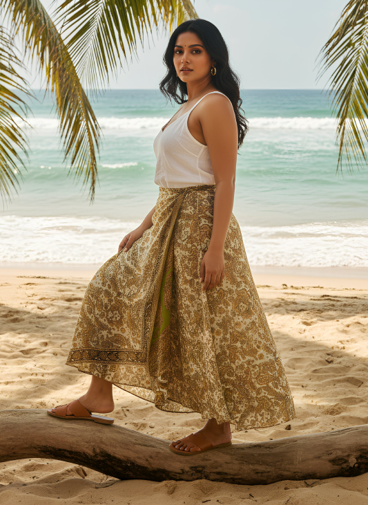 WRAP SET DUO- WRAPSKIRT/DRESS WITH WRAP TOP (style 1)