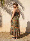 Boho V-Neck Empire Maxi Dress