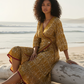 JENN WRAP AROUND YELLOW DRESS