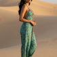 LAYLA BOHO HAREM JUMPSUIT – GREEN BROWN