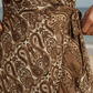 JENN WRAP AROUND BROWN DRESS