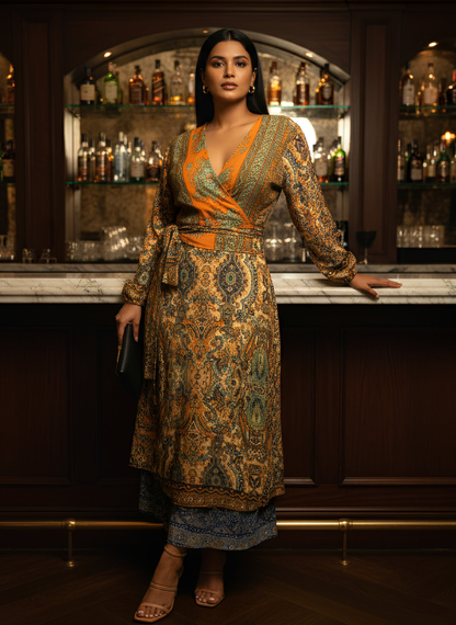 WRAP SET DUO- WRAPSKIRT/DRESS WITH WRAP TOP (style 2)