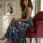 ROSIE Mix Paisley-Print Maxi Dress