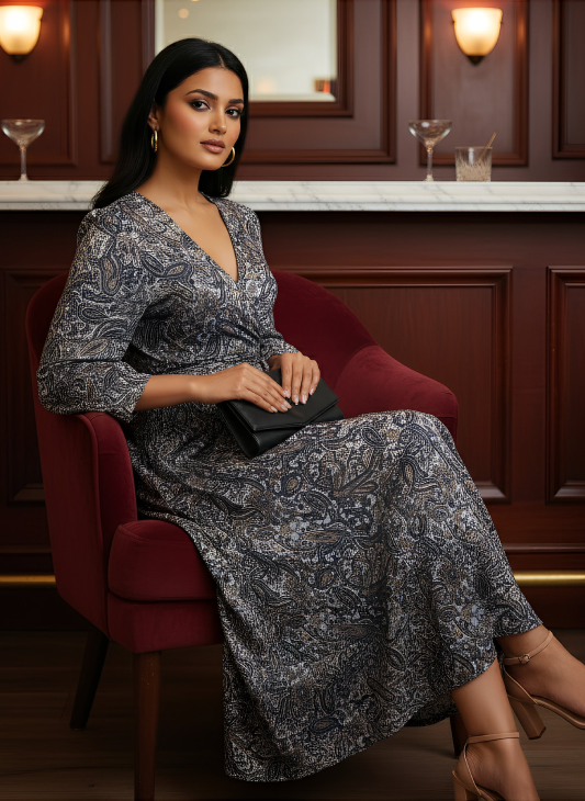 WRAP SET DUO- WRAPSKIRT/DRESS WITH WRAP TOP (style 4)