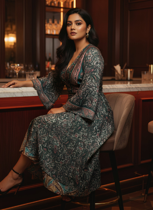 WRAP SET DUO- WRAPSKIRT/DRESS WITH WRAP TOP (style 8)