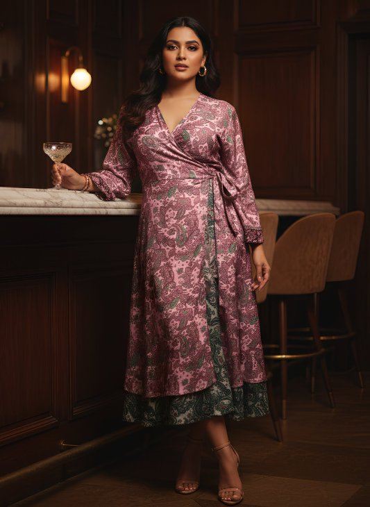 WRAP SET DUO- WRAPSKIRT/DRESS WITH WRAP TOP (style 11)