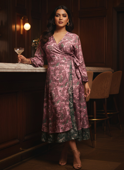 WRAP SET DUO- WRAPSKIRT/DRESS WITH WRAP TOP (style 11)