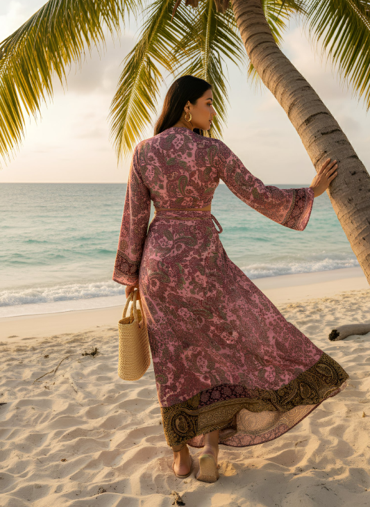 WRAP SET DUO- WRAPSKIRT/DRESS WITH WRAP TOP (style 14)