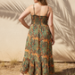 Boho V-Neck Empire Maxi Dress